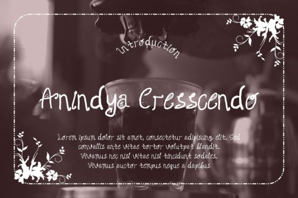 Anindya Cresscendo: A Font for Authentic Brand Stories