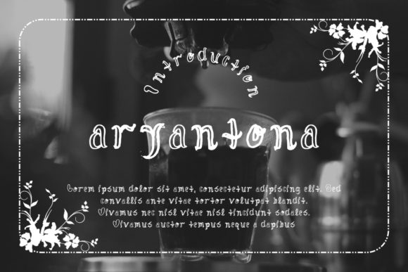 Aryantona: The Authentic Brush-Pen Font for Web Designers