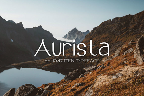 Aurista: A Casual Display Font for Editorial Mood