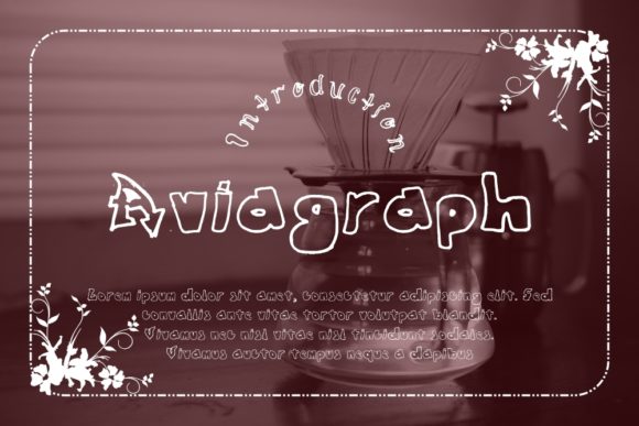 Aviagraph: The Display Font for Authentic Campaigns