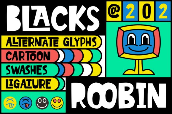 Blacks Roobin: A Bold and Versatile Display Font