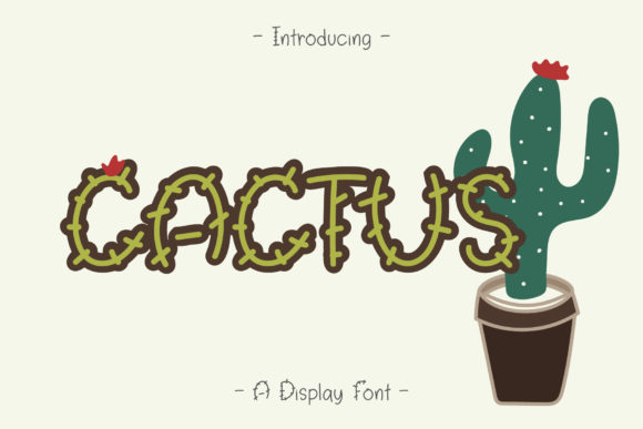 Cactus Font: A Quirky, Authentic Typeface for Your Business Brand