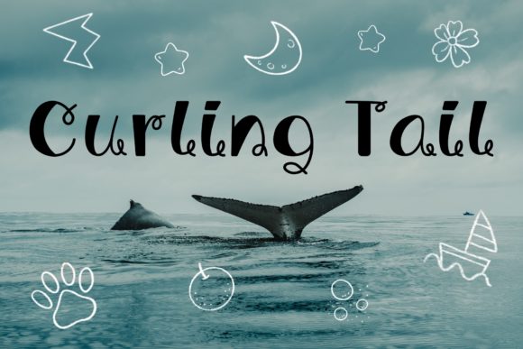 Curling Tail: A Playful and Authentic Display Font