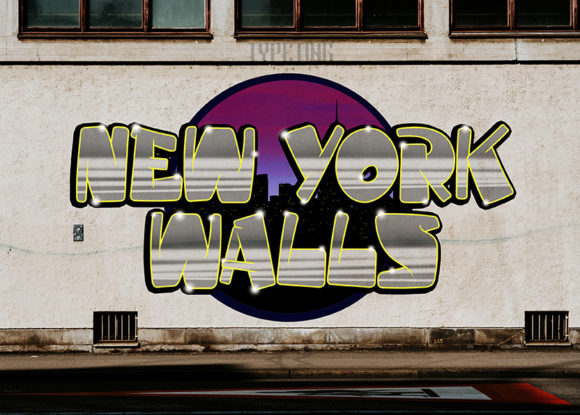 Discover the Urban Charm of New York Walls Font