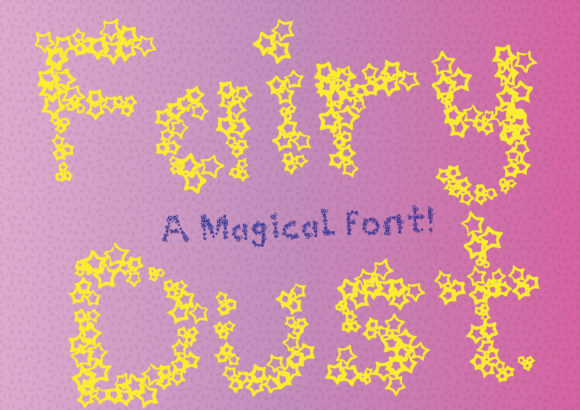 Enchant Your Craft Projects with Fairy Dust Font