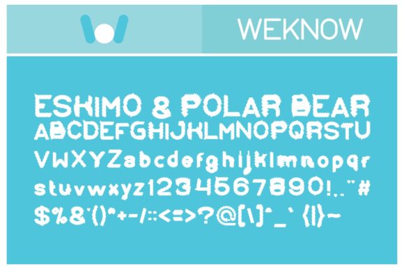 Eskimo and Polar Bear: A Bold Display Font for Editorial Design