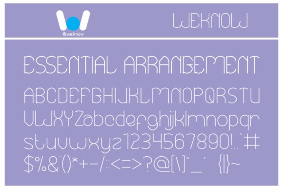 Essential Arrangement: A Playful Display Font for Editorial Design
