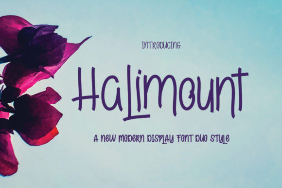 Halimount: A Versatile Display Font for Engaging Visuals
