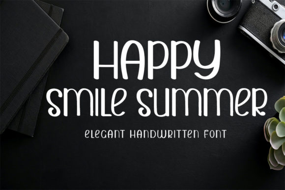 Happy Smile Summer: A Charming Display Font