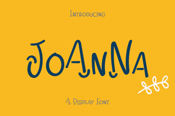 Joanna: A Joyful and Quirky Display Font for Editorial Design