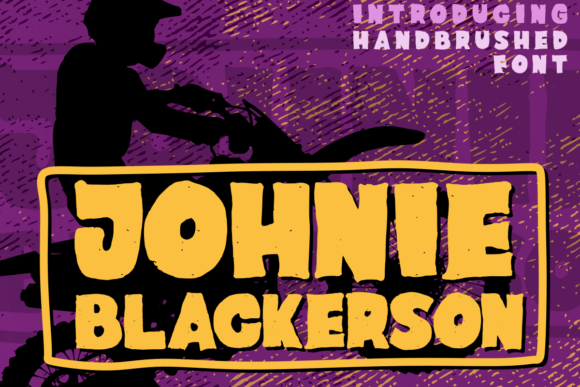 Johnie Blackerson: A Bold and Chunky Display Font