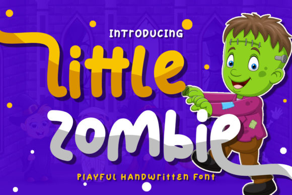 Little Zombie: A Charming Display Font for Creative Projects