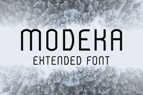 Modeka Extended: A Premium Display Font for Creators