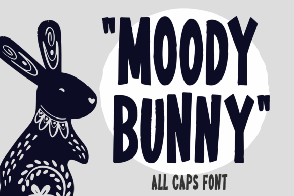 Moody Bunny: A Bold Display Font for Modern Campaigns