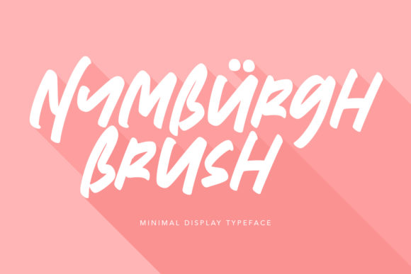 Nymburgh Brush Font for Campaigns and Marketing