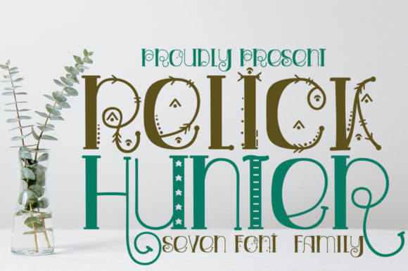 Relick Hunter: A Premium Display Font for Creative Brands