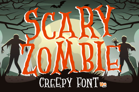 Scary Zombie: A Unique Font for Creative Branding