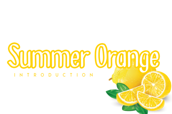 Summer Orange: A Joyful Display Font for Modern Campaigns