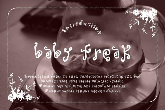 The Baby Freak Font for Business Branding and Consistency