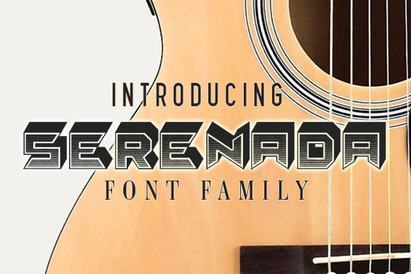 Transform Your Brand with Serenada: A Bold and Elegant 3D Display Font