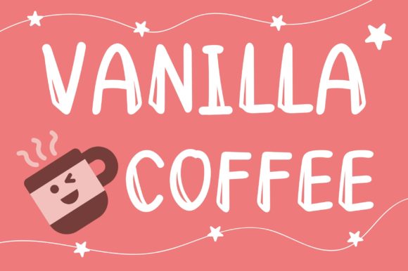 Vanilla Coffee: A Cheerful Display Font for Your Brand